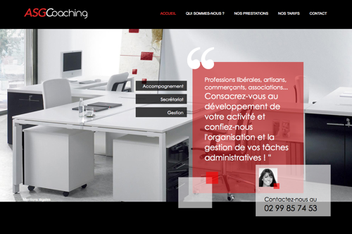 site web ASG-Coaching à Rennes